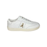 Sneakers PATRIZIA PEPE GIRL in nappa bianca con lacci