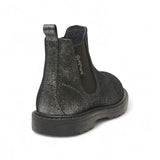 STIVALI CHELSEA NATURINO in suede glitterato nero con doppio elastico