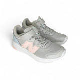 Sneakers ginniche NEWBALANCE 578 grigio perla/rosa/azzurro pastello con strap e lacci elastici