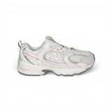 Sneakers ginniche NEWBALANCE 530 bianco/rosa/grigio con lacci elastici