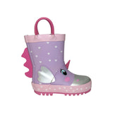 Rain boot MR. TIGGLE unicorno lilla/argento/fuxia