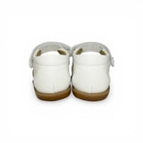 Sandali Primi Passi NATURINO in pelle bianca con strap