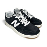 Sneakers ginniche NEWBALANCE 480 in suede nero con lacci