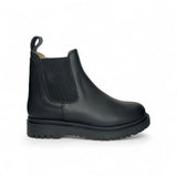 Stivaletti chelsea DIANETTI in pelle nera con elastico e zip interna