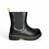 Stivaletti BALOCCHI in pelle nera con elastico e zip interna