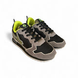Sneakers ginniche W6YZ in tessuto tecnico e suede grigio/nero con lacci
