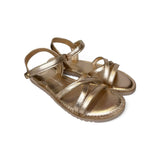 Sandali GIOSEPPO in pelle metallizzata copper rosato con cinturini