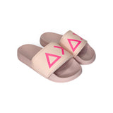 Ciabatte in PU rosa e fuxia fluo
