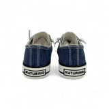 Sneakers NATURINO AYASY in tessuto blu navy con lacci elastici