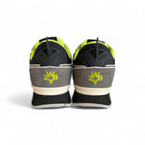 Sneakers ginniche W6YZ in tessuto tecnico e suede grigio/nero con lacci