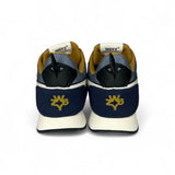 Sneakers ginniche W6YZ in tessuto tecnico e suede blu con lacci
