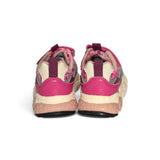 FLOWER MOUNTAIN by Naturino fuxia/grigio con velcro e lacci elastici