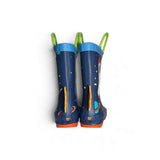 Rain boot MR. TIGGLE blu navy/razzo