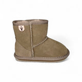 EMU AUSTRALIA Wallaby Mini Mushroom in suede e 100% lana merinos WATER RESISTANT