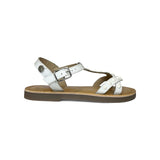 Sandali GIOSEPPO in pelle bianca con borchie