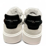 SNEAKERS PHILIPPE MODEL junior NICE in pelle bianca e suede bianco