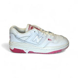 SNEAKERS GINNICHE NEWBALANCE 550 in pelle bianca con lacci