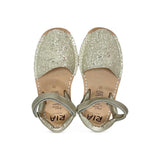 Minorchine RIA MENORCA in glitter platino