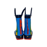 Rain boot MR. TIGGLE dinosauro bluette/verde/rosso