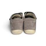 Sneakers Primi Passi COCOON NATURINO in pelle e suede grigio argento/stella glitter con velcri