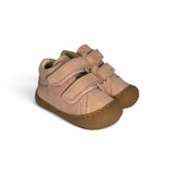 Sneakers Primi Passi COCOON NATURINO in suede rosè con velcri