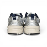 Sneakers ginniche NEWBALANCE 530 silver/bianco/blu con lacci elastici