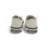 Sneakers NATURINO AYASY in tessuto bianco con lacci elastici