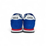 Sneakers ginniche SUN68 Kid boy royal blue con lacci elastici e velcro