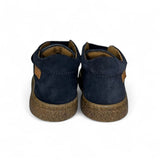 Sneakers NATURINO in pelle e suede blu navy con velcri