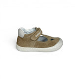 Primi Passi “2 OCCHI” BALOCCHI in suede beige con velcro