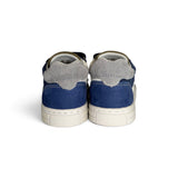 Sneakers primi passi BALOCCHI in nubuk e suede blu con velcri