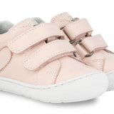 SNEAKERS PRIMI PASSI BALOCCHI in pelle rosa con velcri