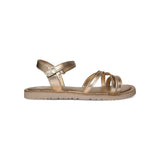Sandali GIOSEPPO in pelle metallizzata copper rosato con cinturini