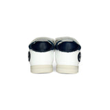 Sandali Primi Passi BALOCCHI in pelle bianca e blu con strap