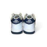 SNEAKERS GINNICHE NEWBALANCE 480 in pelle bianca e blu navy con lacci