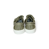 Sneakers NATURINO SUMMER in canvas delavè olive con velcri