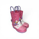 Rain boot MR. TIGGLE unicorno fuxia/multicolors