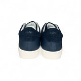 SNEAKER SUN68 Street teen boy in pelle blu navy con lacci
