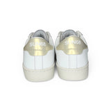 Sneaker SUN68 Street teen girl in pelle bianca/platino con lacci