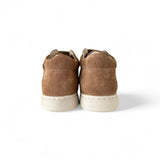 Sneakers primi passi FALCOTTO in suede color cuoio con velcri