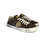 Sneakers PHILIPPE MODEL junior PARIS in suede testa di moro