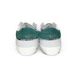 Sneakers PHILIPPE MODEL junior PARIS in pelle bianca e suede verde