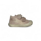 Sneakers Primi Passi COCOON NATURINO in suede laminato rosa con velcri