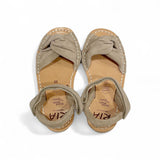 Sandali RIA MENORCA con nodo in suede taupe
