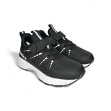 Ginniche anti-pronazione ISTAMAX in materiale tecnico nero/bianco con velcro e lacci elastici