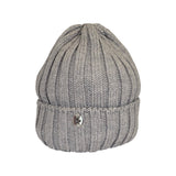 Cappello grigio GIO HIGUAMY a coste misto lana