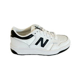 SNEAKERS GINNICHE NEWBALANCE 480 in pelle bianca e nera con lacci