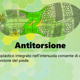 Ginniche anti-pronazione ISTAMAX in materiale tecnico nero/bianco con velcro e lacci elastici